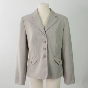 Giorgio Sant’ Angelo Tan Blazer Size 10